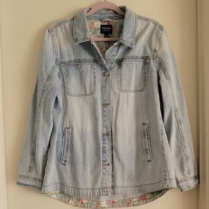 Curve Light Blue Women's Denim Jacket